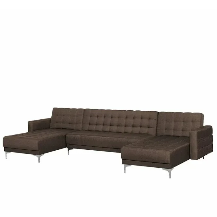 U Shaped Fabric Sofa