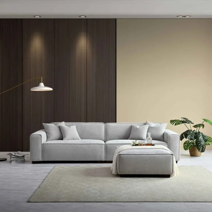 3 Piece Sofa with Chaise – Aluxo