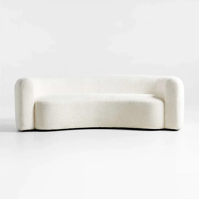 Modern Boucle Couch