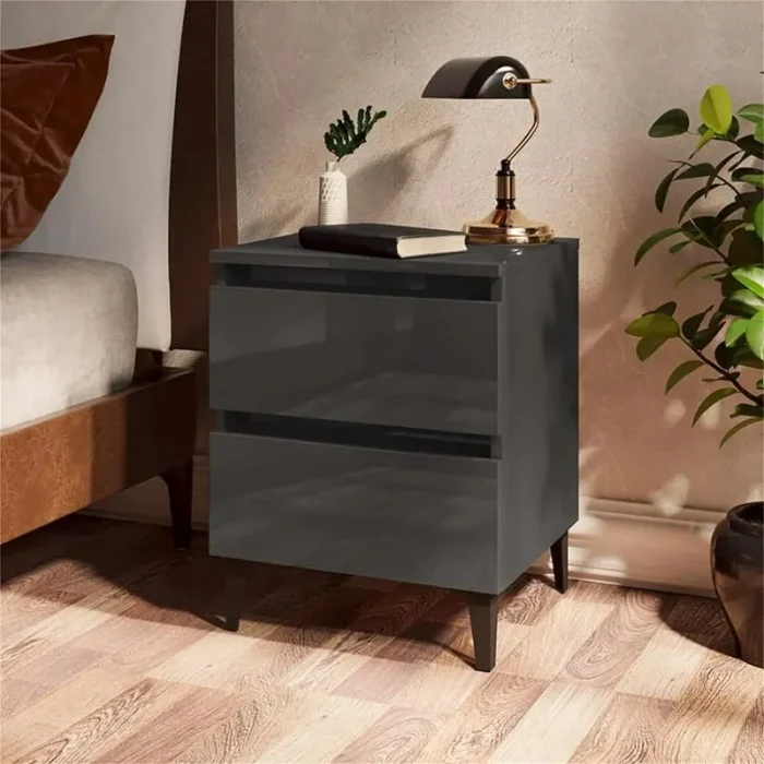 Black Bed Side table
