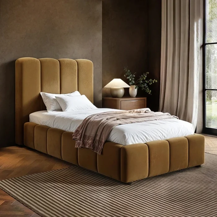 Emilie Ribbed Single Bed