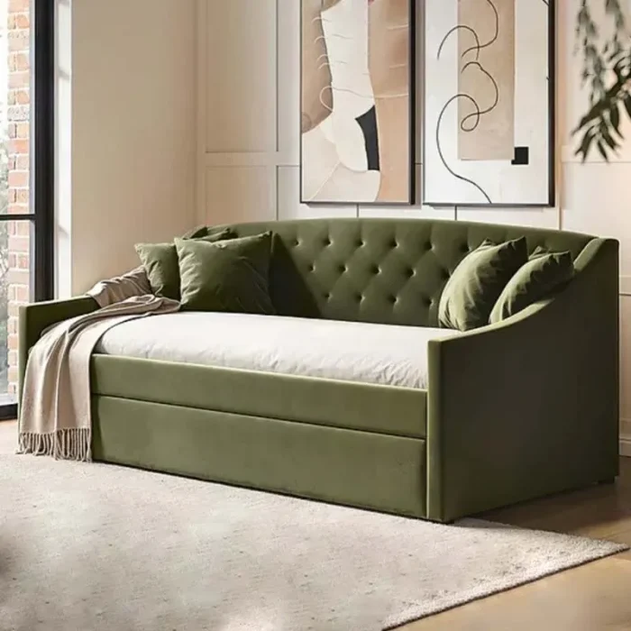 Green Velvet Daybed