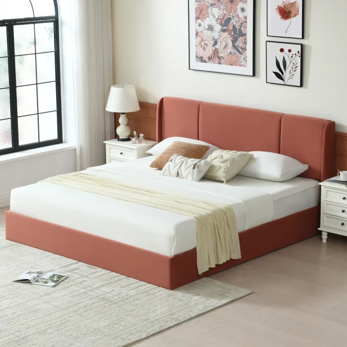 Juanetta Wingback Bed