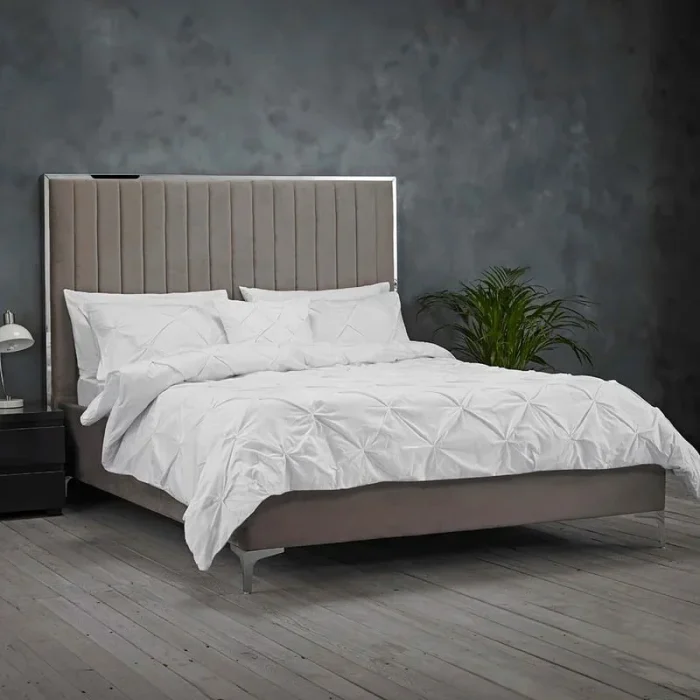 Luxury Fabric Upholstered Bed