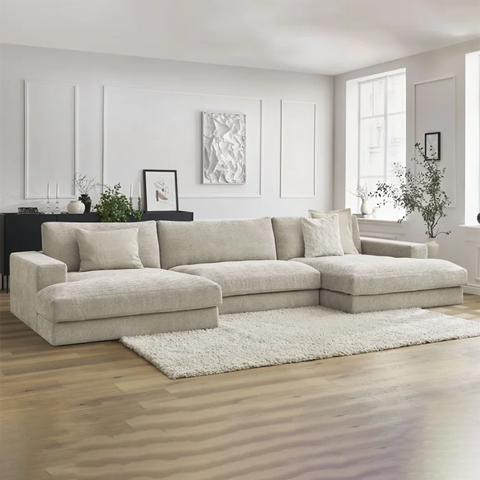 Low Seat U Shaped Sofa