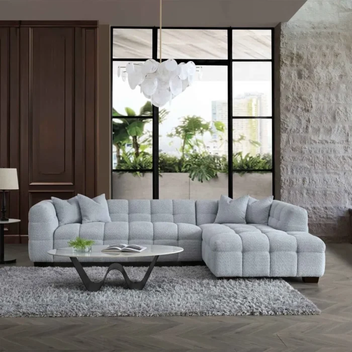 Alux Boucle Corner Sofa