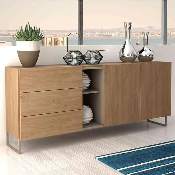 2 Doors 3 Drawers of Storage