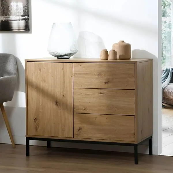 Cabinet 3 Drawer Sideboard Storage