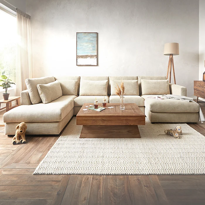 U Shaped Chaise Sofa