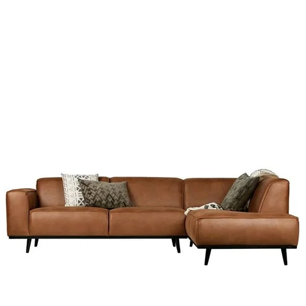 Leather L Shaped Chaise Sofa