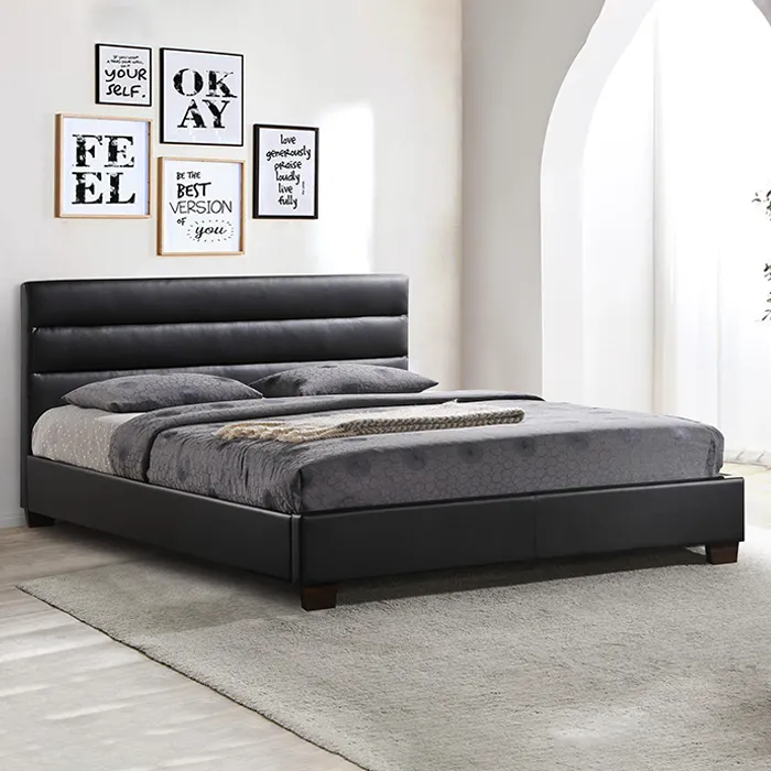 Austin Leather Upholstered Bed