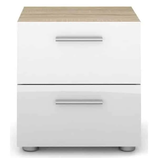 2 Drawers Side Table