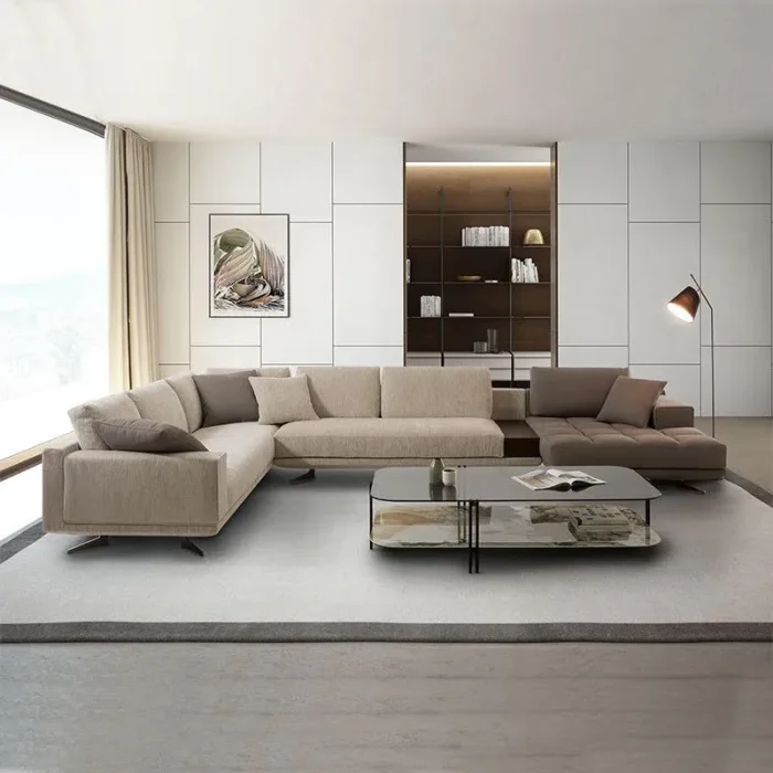 Luxury Corner Fabric Sofa – Panorama