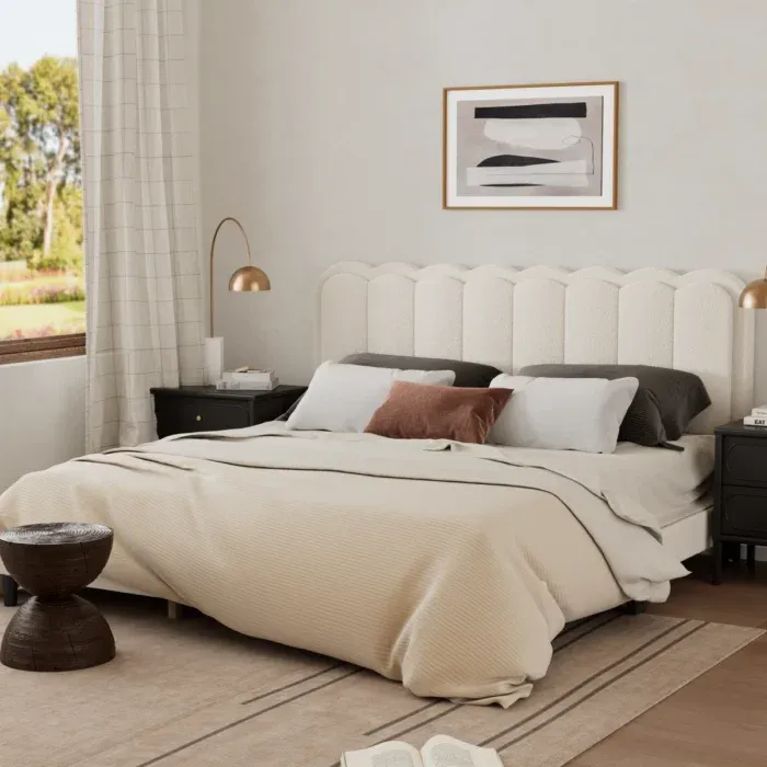 Dove DIY Double Headboard Bed Mayfair