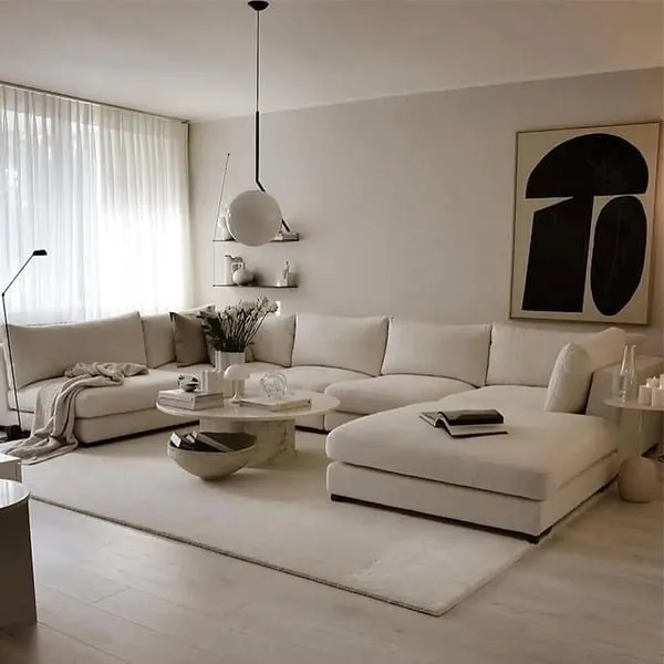 6 Seater U Shape Sofa