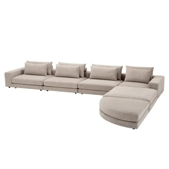 6 Piece Chaise Sofa