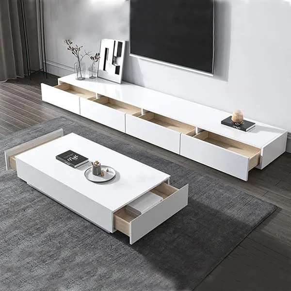 LED Console With Center Table